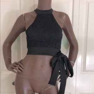 Lacey cropped top